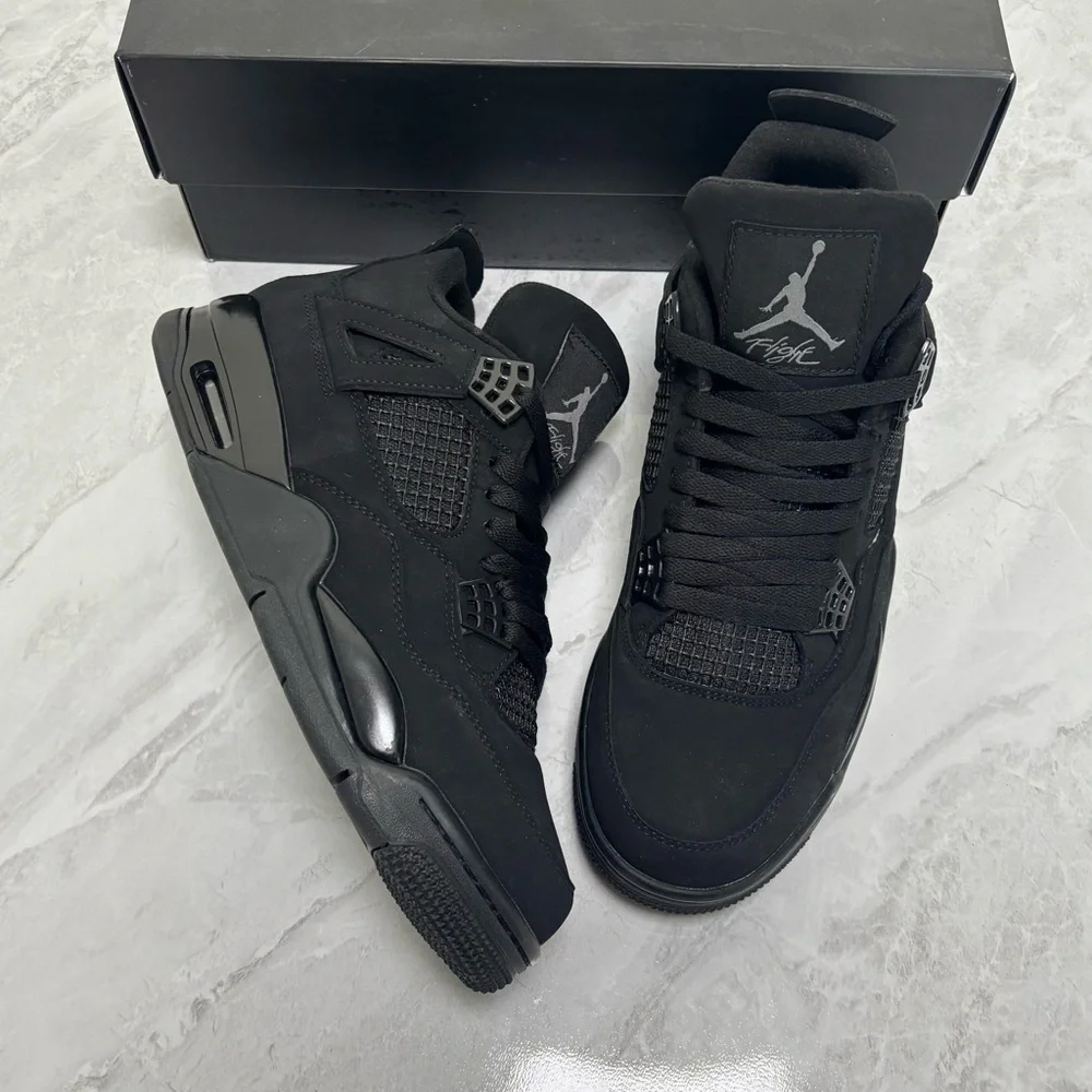 Air Jordan 4 Retro Black Cat (2020) -Men’s Classic Kicks Sneakers